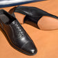 “Felix” Combination Adelaide, Black Dress Shoes, Horween Hatch Grain & Weinheimer Box calf, Hand welted, US size 5 1/2 ~ 11
