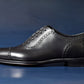 “Felix” Combination Adelaide, Black Dress Shoes, Horween Hatch Grain & Weinheimer Box calf, Hand welted, US size 5 1/2 ~ 11