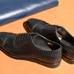 “Felix” Combination Adelaide, Black Dress Shoes, Horween Hatch Grain & Weinheimer Box calf, Hand welted, US size 5 1/2 ~ 11