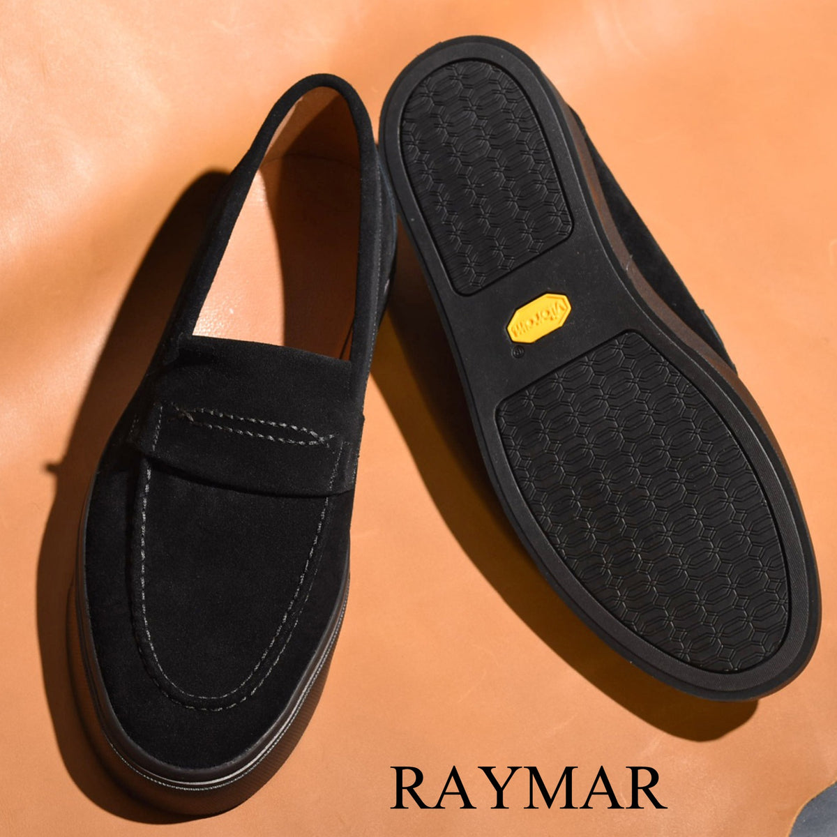 “Kelly” Coin Loafer, Black Comfort Shoes, Vibram Cup Sole, US size 5 1/2 ~ 10
