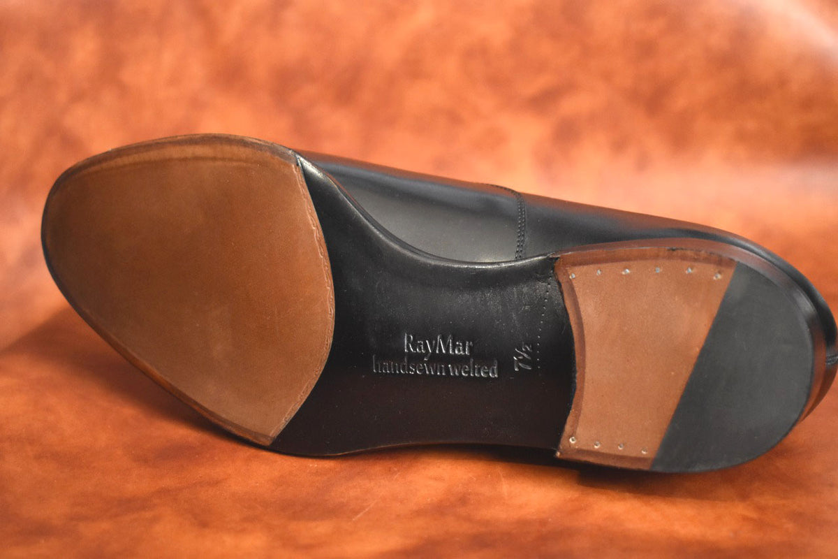“RM115SⅡ” Cap toe, Black Dress Shoes, ILCEA SETANIL, Hand welted, US size 5 1/2 ~ 10