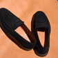 “Kelly” Coin Loafer, Black Comfort Shoes, Vibram Cup Sole, US size 5 1/2 ~ 10