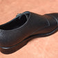 “Talia” Double Monk Strap, Black Dress Shoes, Grained Leather, Goodyear welted, US size 5 1/2 ~ 10