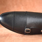 “Talia” Double Monk Strap, Black Dress Shoes, Grained Leather, Goodyear welted, US size 5 1/2 ~ 10