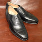 “Lantis” Combination Lazyman, Black Dress Shoes, Horween Hatch Grain & Weinheimer Box calf, J&F.J BAKER Oak Bark Outsole, Hand welted, US size 5 1/2 ~ 10