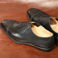 “Lantis” Combination Lazyman, Black Dress Shoes, Horween Hatch Grain & Weinheimer Box calf, J&F.J BAKER Oak Bark Outsole, Hand welted, US size 5 1/2 ~ 10