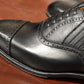 “Lantis” Combination Lazyman, Black Dress Shoes, Horween Hatch Grain & Weinheimer Box calf, J&F.J BAKER Oak Bark Outsole, Hand welted, US size 5 1/2 ~ 10