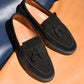 “Sirius” Tasseled Loafer, Black Comfort Shoes, Vibram Cup Sole, US size 5 1/2 ~ 10