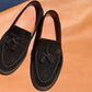 “Sirius” Tasseled Loafer, Black Comfort Shoes, Vibram Cup Sole, US size 5 1/2 ~ 10