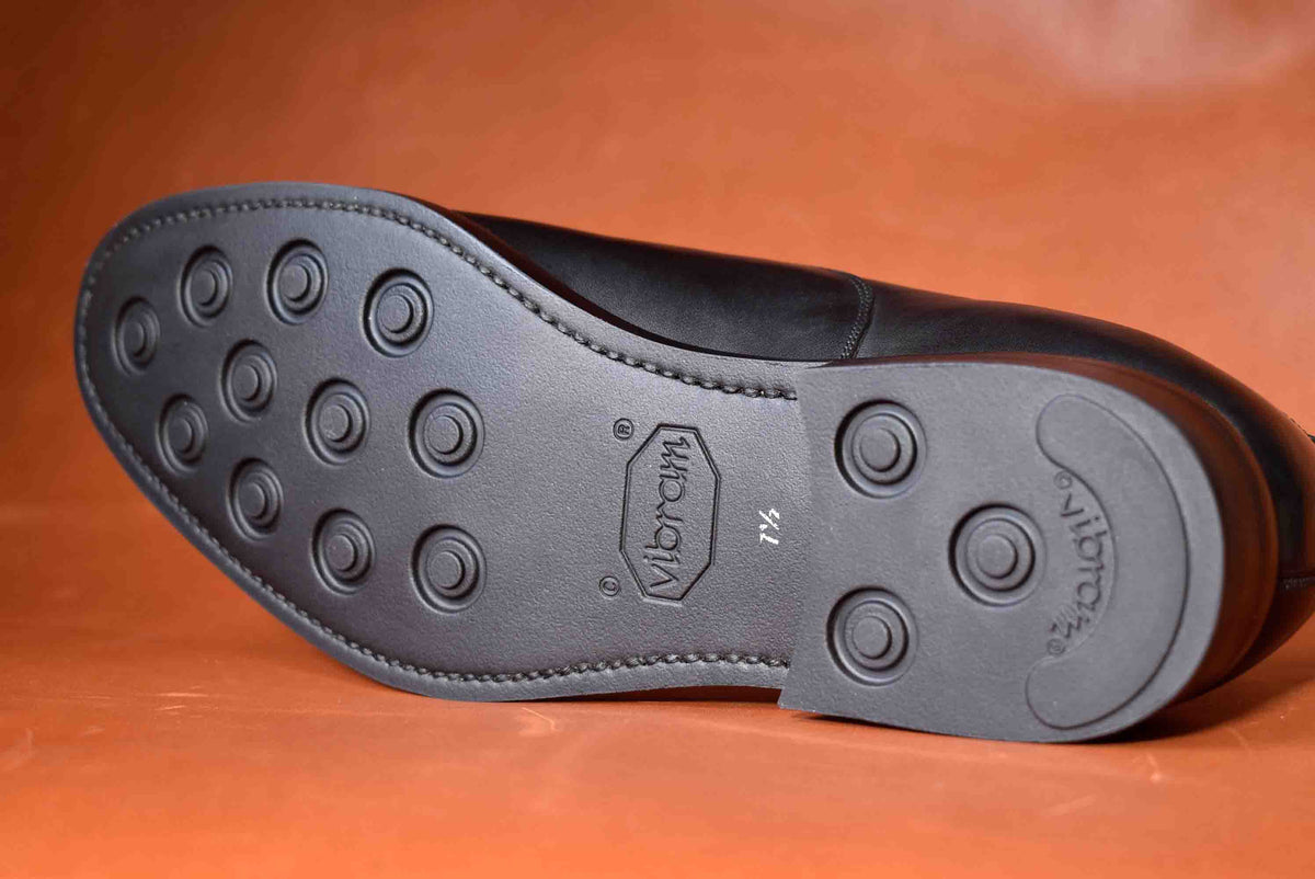 “MayⅡ” Cap toe, Black Dress Shoes, Goodyear welted, US size 5 1/2 ~ 10