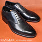 “MayⅡ” Cap toe, Black Dress Shoes, Goodyear welted, US size 5 1/2 ~ 10