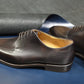“Randall” Split Toe Derby, Dark Brown Dress Shoes, Zonta Museum Calf, Hand welted, US size 5 1/2 ~ 10