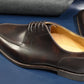 “Randall” Split Toe Derby, Dark Brown Dress Shoes, Zonta Museum Calf, Hand welted, US size 5 1/2 ~ 10