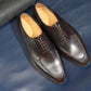 “Randall” Split Toe Derby, Dark Brown Dress Shoes, Zonta Museum Calf, Hand welted, US size 5 1/2 ~ 10