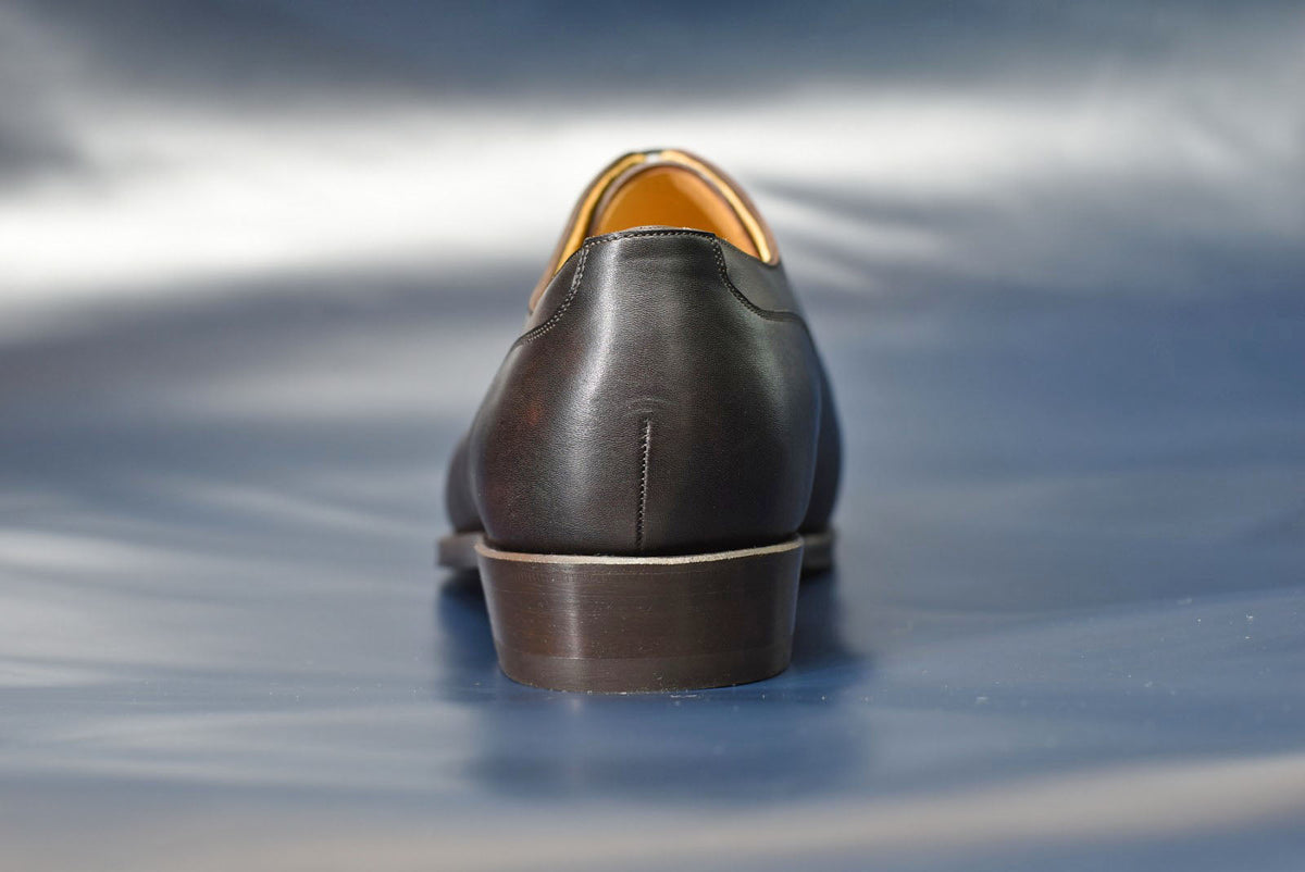 “Randall” Split Toe Derby, Dark Brown Dress Shoes, Zonta Museum Calf, Hand welted, US size 5 1/2 ~ 10