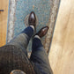 “Randall” Split Toe Derby, Dark Brown Dress Shoes, Zonta Museum Calf, Hand welted, US size 5 1/2 ~ 10