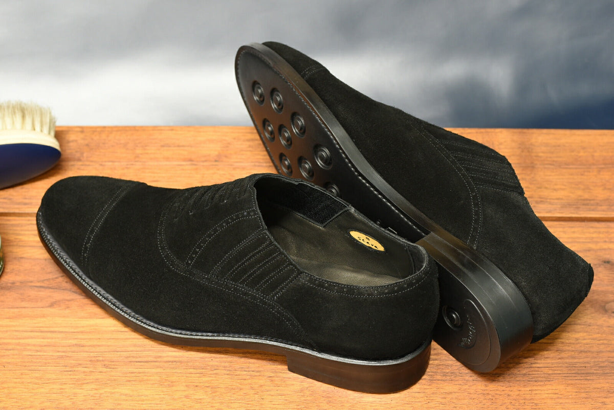 “Steve” Lazyman, Black Dress Shoes, Goodyear welted, US size 5 1/2 ~ 10