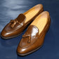 “Raffy” Tasseled Loafer, Brown Dress Shoes, Goodyear welted, US size 5 1/2 ~ 10