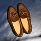 “Raffy” Tasseled Loafer, Brown Dress Shoes, Goodyear welted, US size 5 1/2 ~ 10